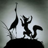 fox and crane